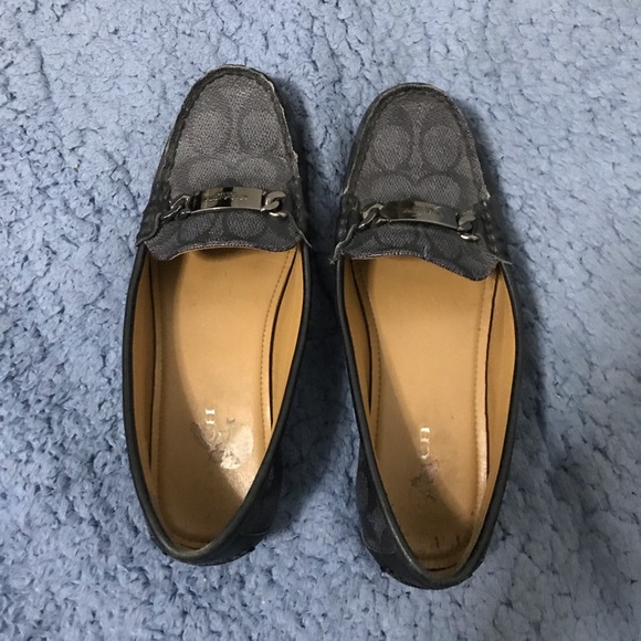 Coach Logo Loafers with Metal Logo - Picture 8 of 8